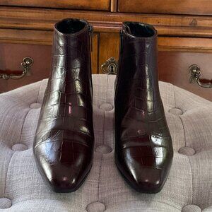 Aquatalia Leather Rain Boots